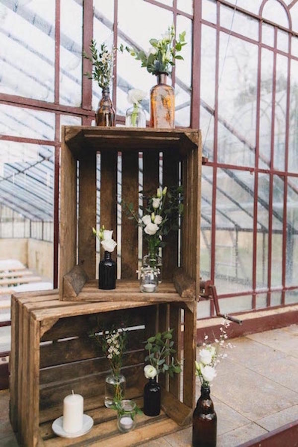 winter wedding ceremony